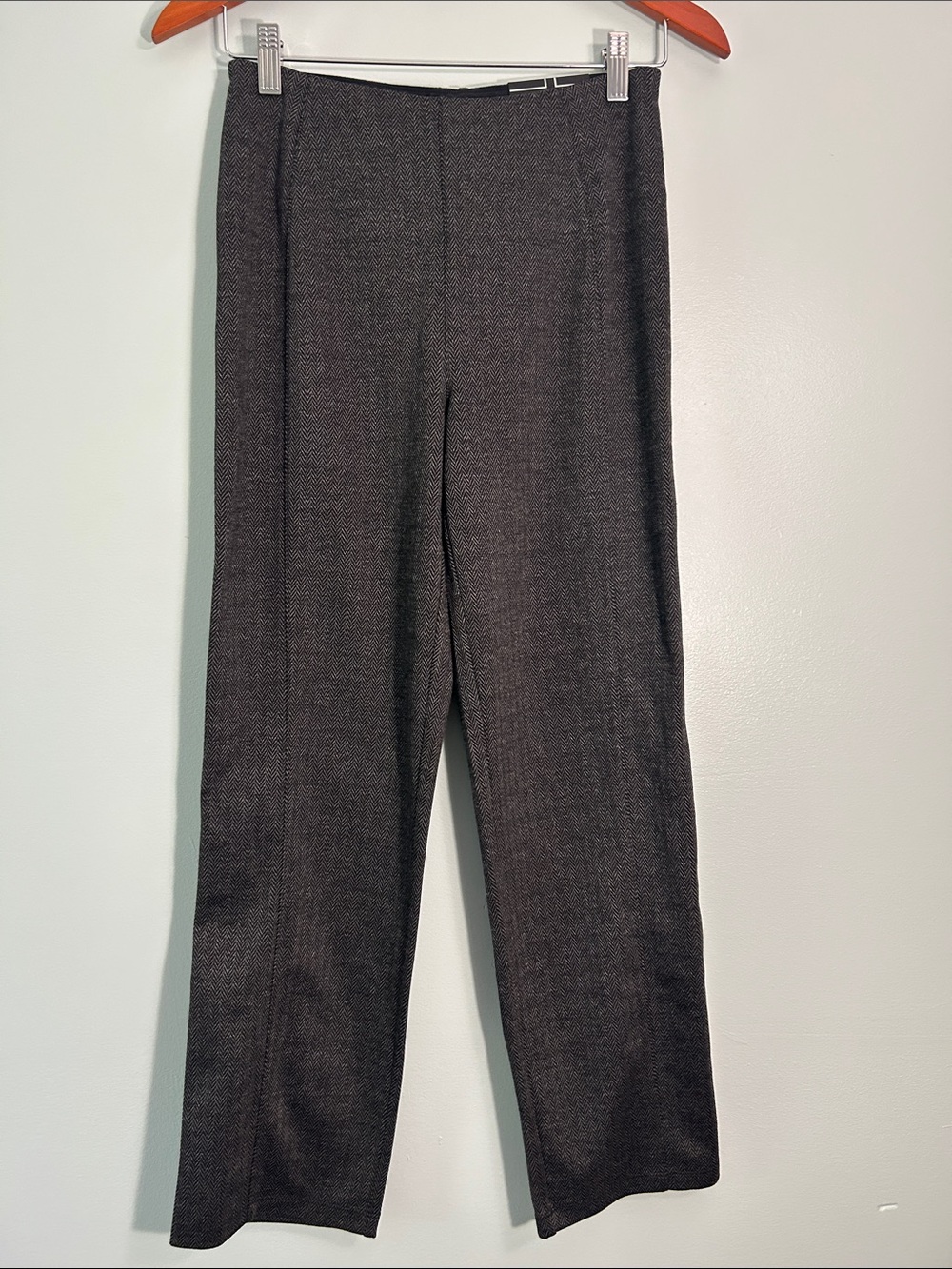 Liverpool 4 / 27 Pants Reese Seamed Legging High Rise Slim Black / Grey NWT
